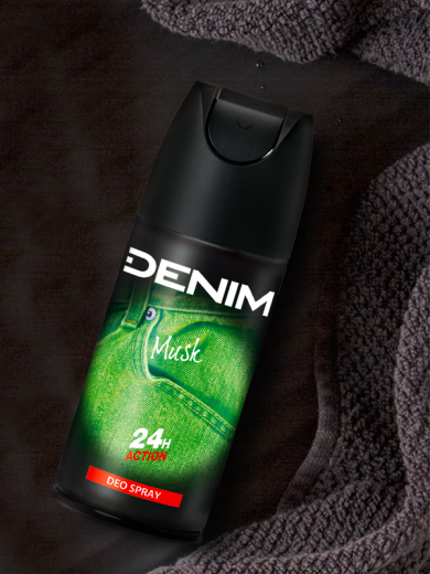 Jordache Men's Black Denim Deodorant Body Spray 6 oz Fragrances  850028438244 - Fragrances & Beauty, Black Denim - Jomashop